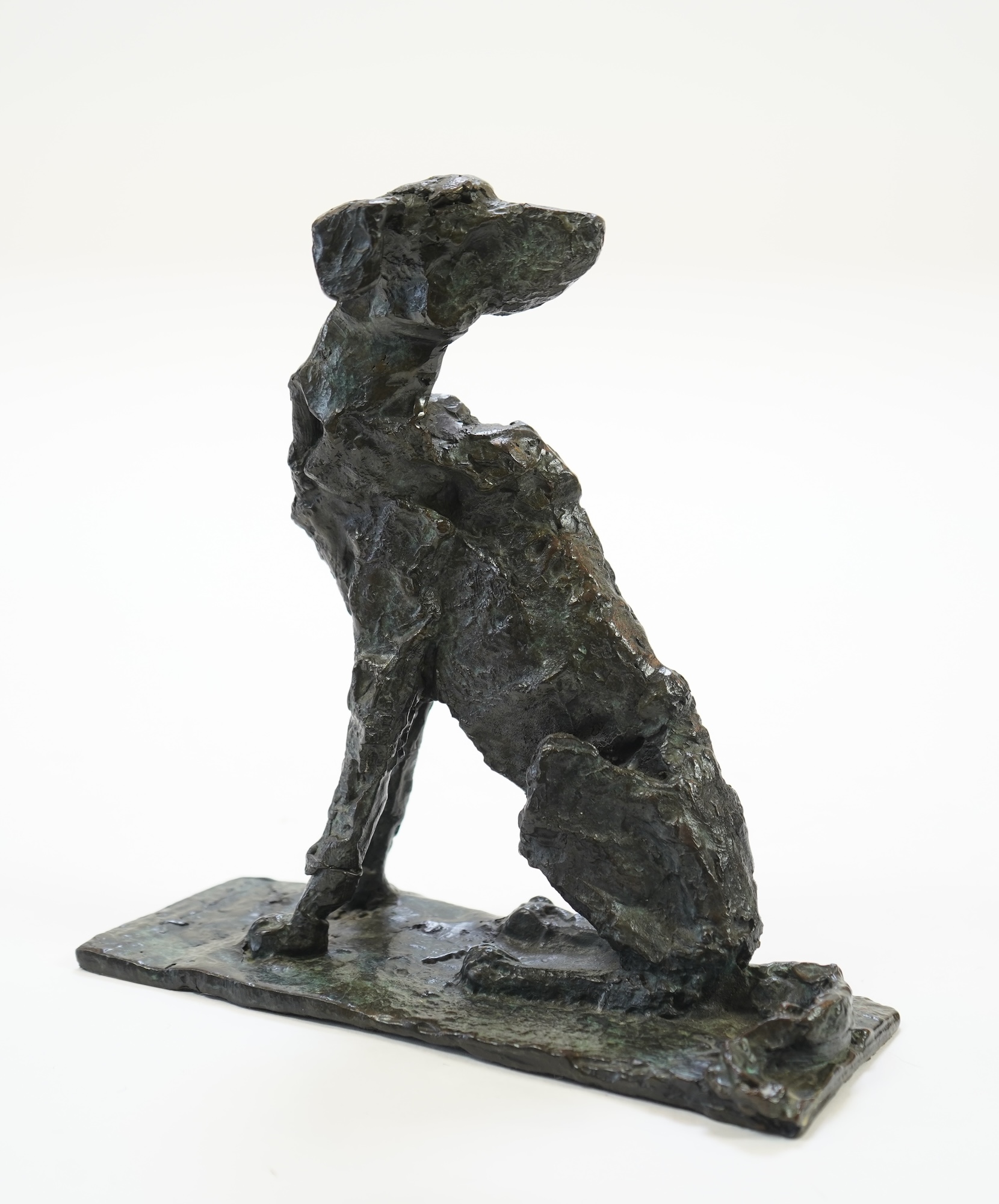 Robert Crutchley, b. 1943, 'Sitting Dog'